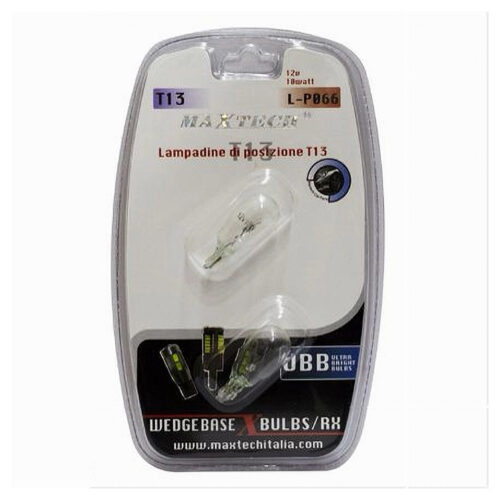 Lampadine Di Posizione T13 L-p066 12 V 10 Watt Lampadine Ultra Luminose Maxtech