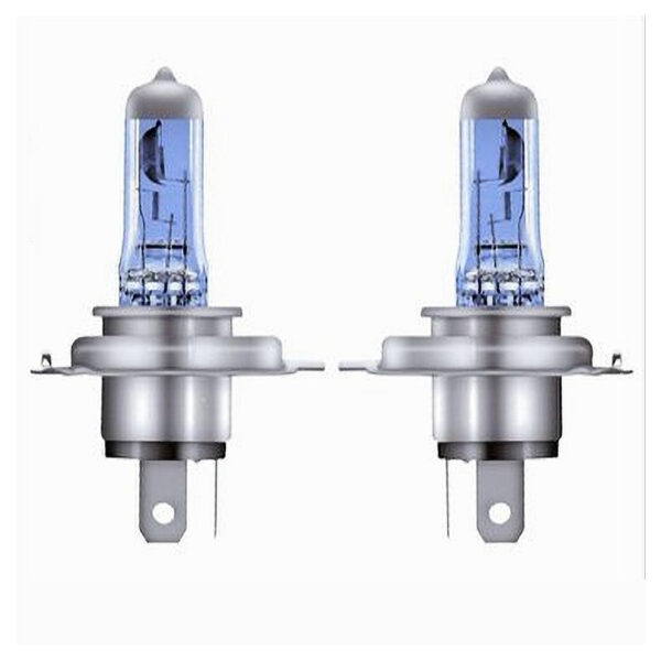 Lampadine Per Auto H4 60/55w 12v Luce Bianca Alogena Di Ricambio Maxtech H4-b001