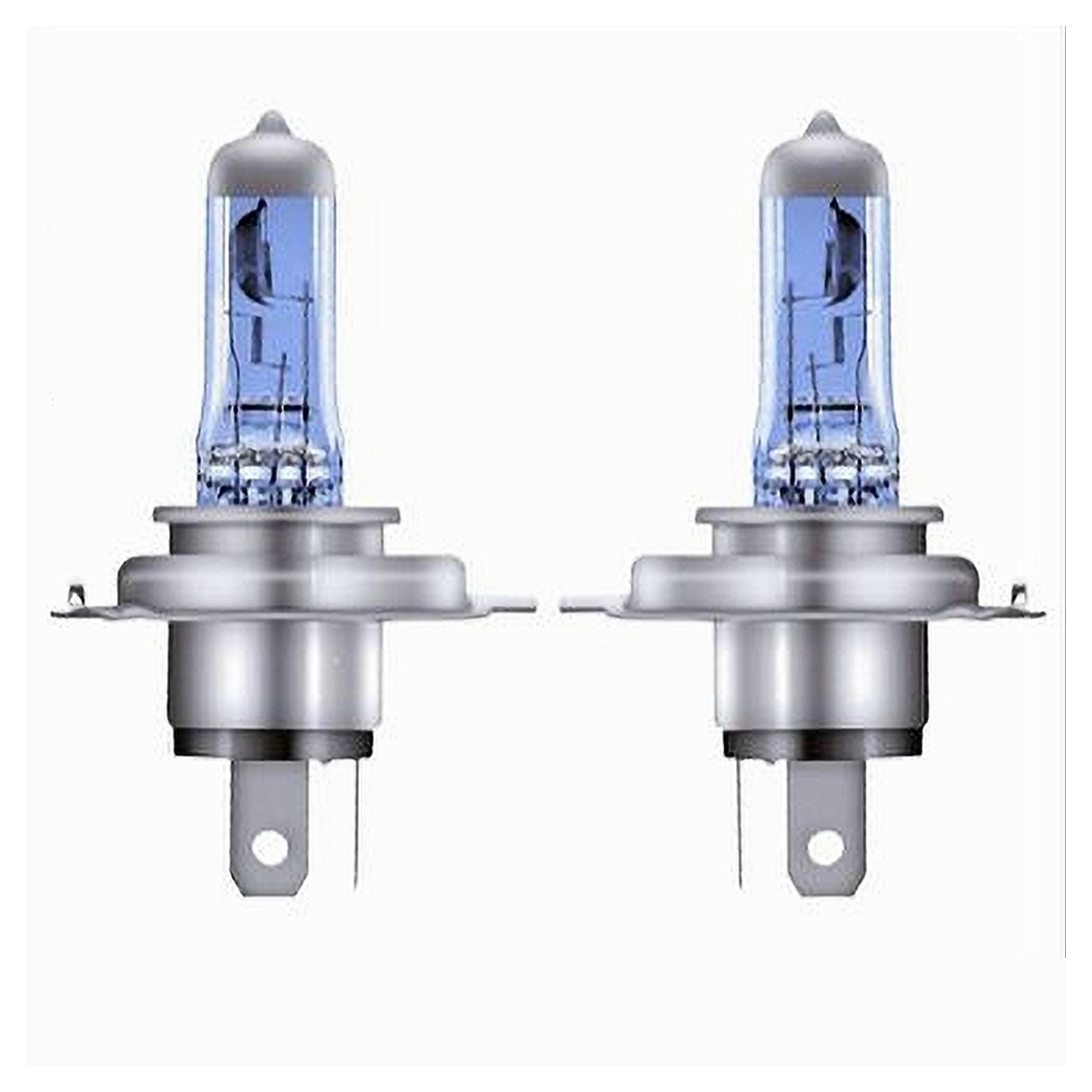 Lampadine Per Auto H4 60/55w 12v Luce Bianca Alogena Di Ricambio Maxtech H4-b001