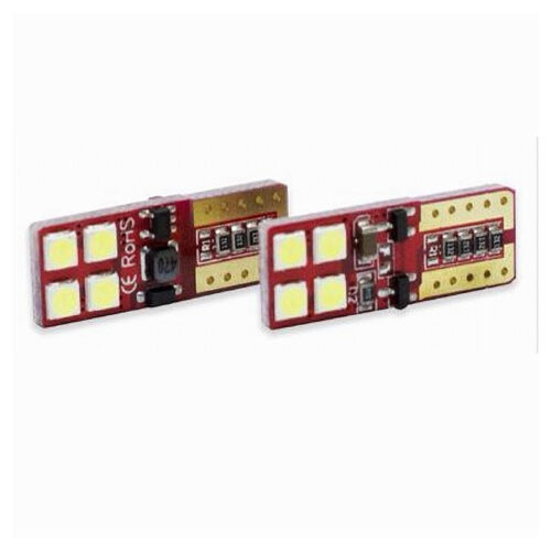Lampadine Posizione Canbus Maxtech L-p064 12v 8 Led 8 Watt Ultra Luminose 6000k