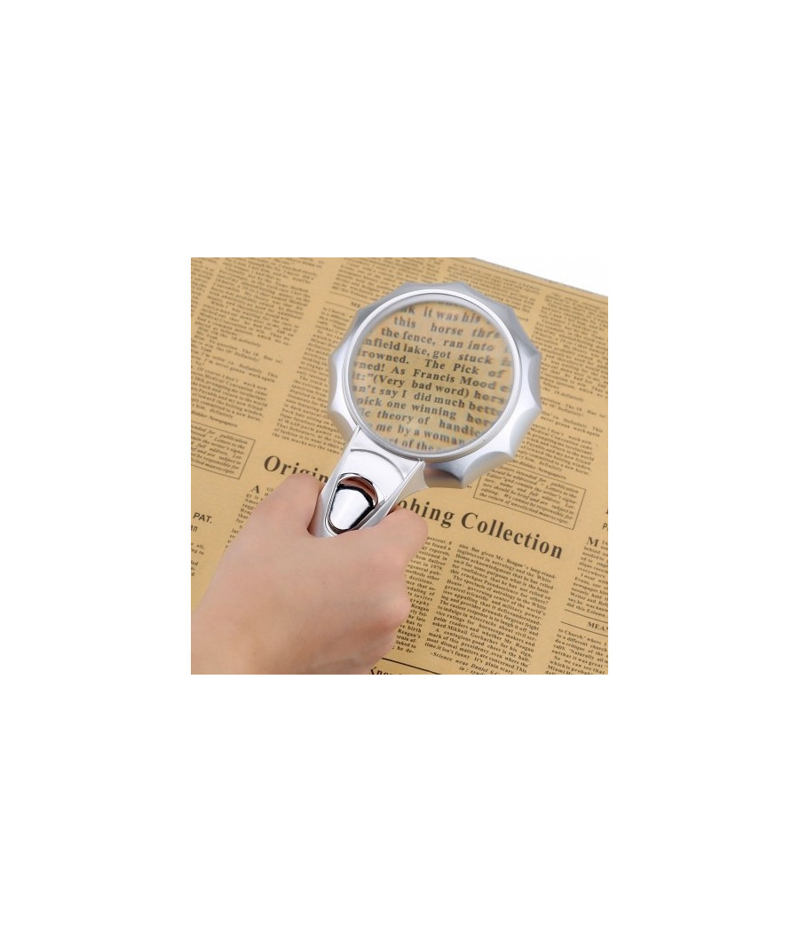 Lente Ingrandimento Con 6 Led Diametro 75 Mm 4x In Vetro Riparazioni - immagine 2
