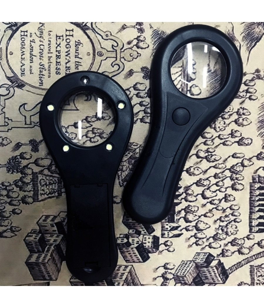 Lente Ingrandimento Torcia Mini Ws2111 Con 4 Led 1 Blu Uv Visione Notturna Banconote Tascabile