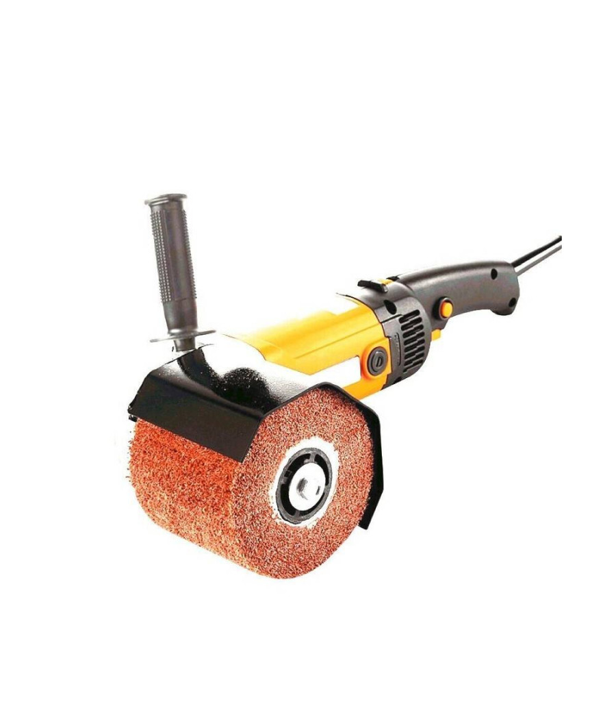 Levigatrice A Rullo Spazzolatura Satinatura Metalli Smerigliatrice 1900w Mod 120