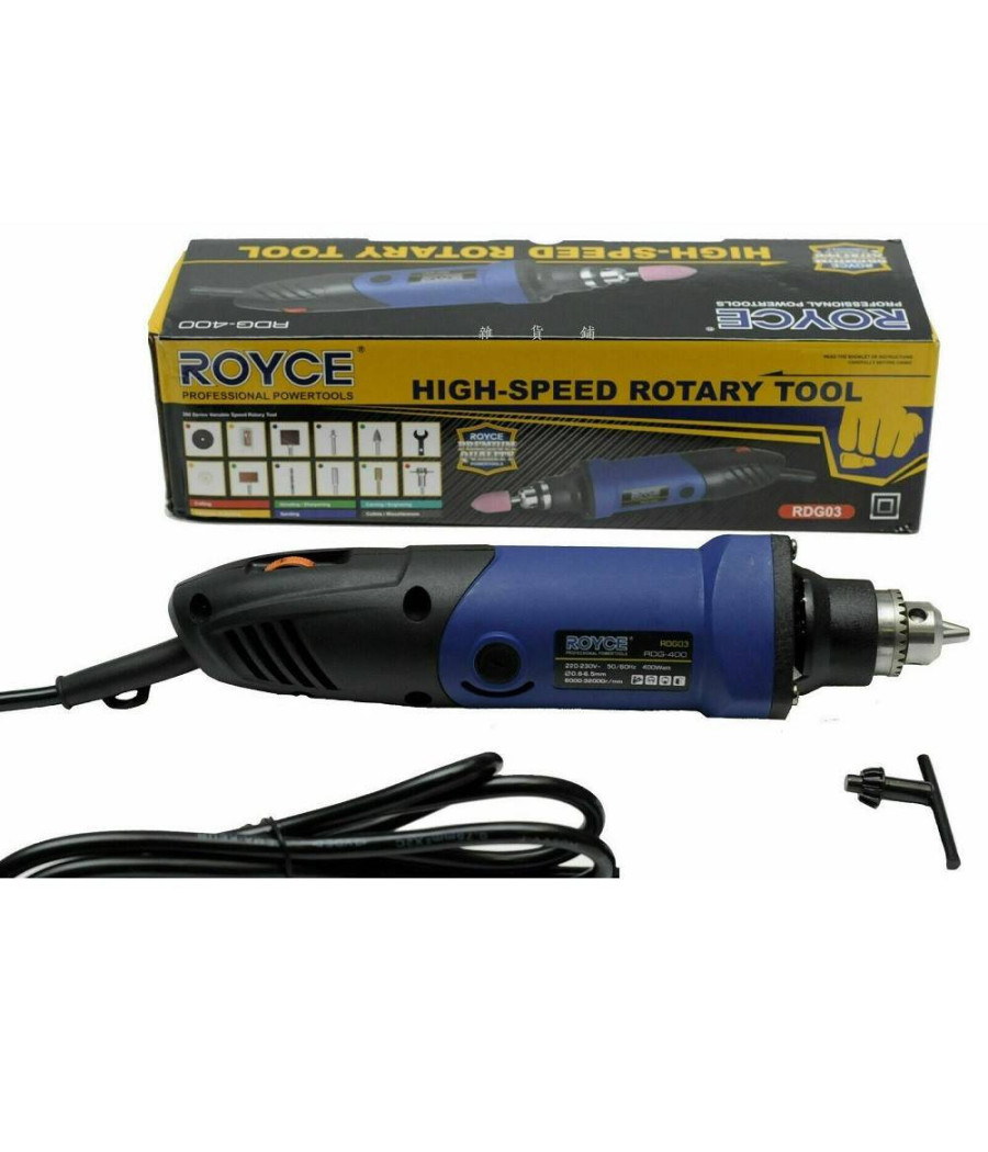 Levigatrice Fresatrice Smerigliatrice Incisore Multifunzione Rotativo 400w