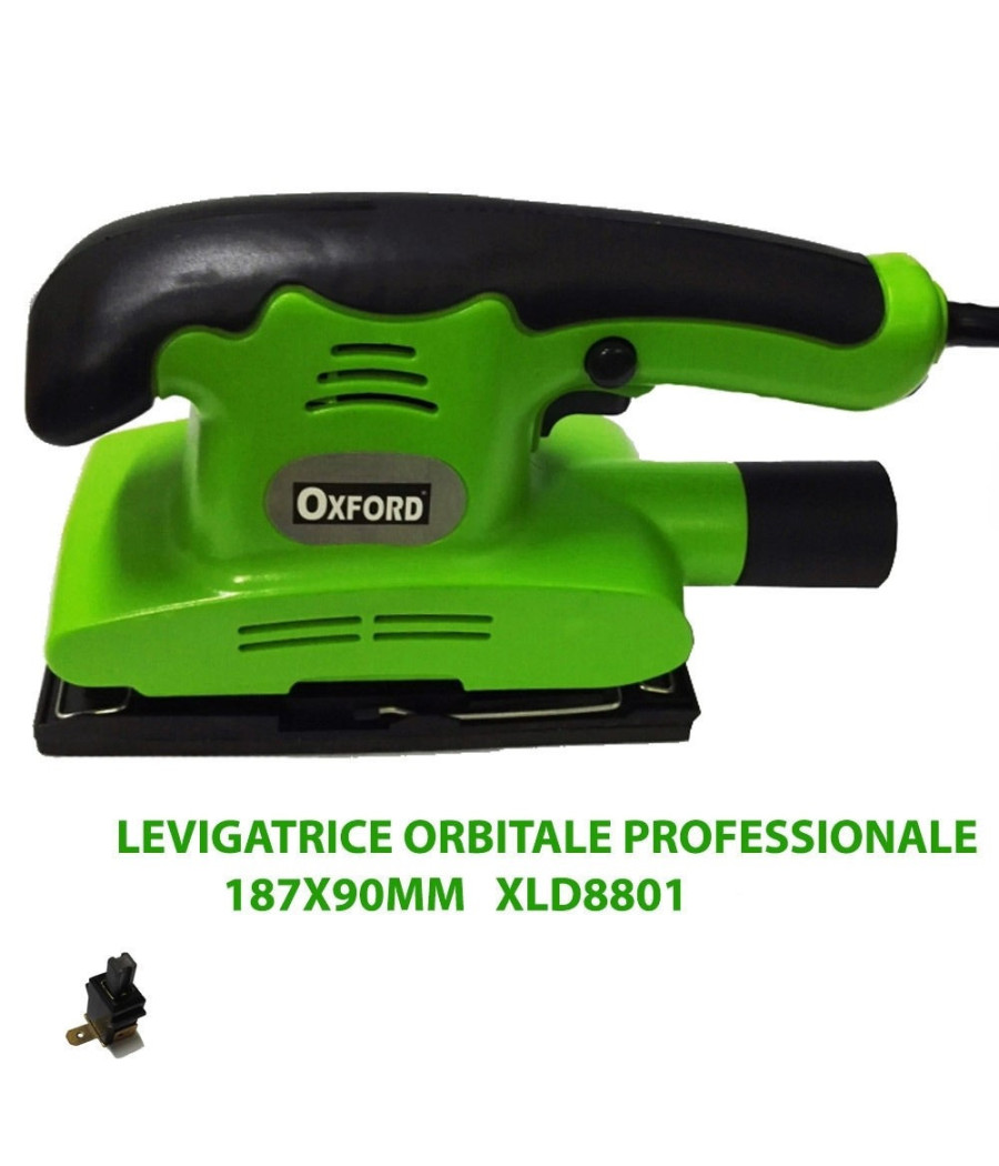 Levigatrice Orbitale 150w 187x90 Mm Con Attacco Per Aspirazione Polvere Xld8801