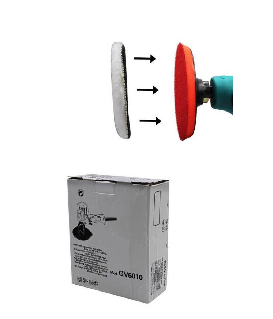 Lucidatrice Professionale Levigatrice Auto Carrozzeria Lucidatore 125mm 600watt - immagine 3