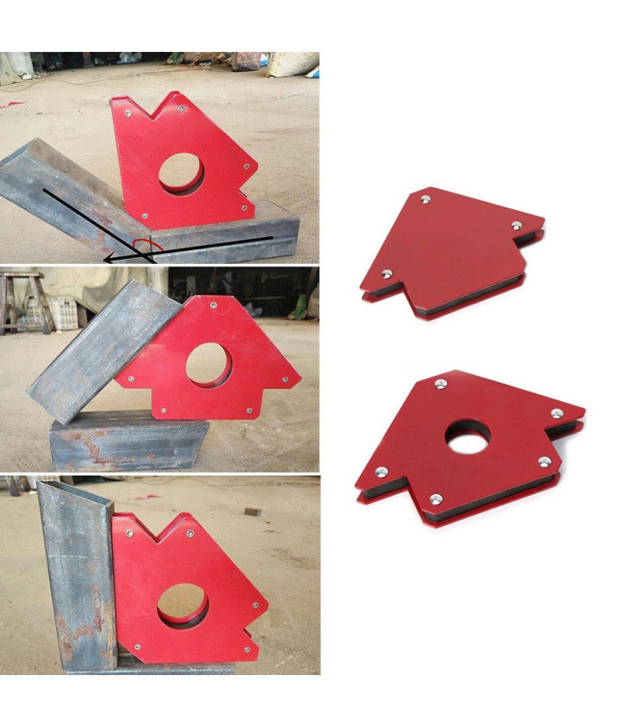 Magnete Magnetico Frecce Saldatore Saldatura Angolazioni 45° 90° 135° 75 Lb 33kg