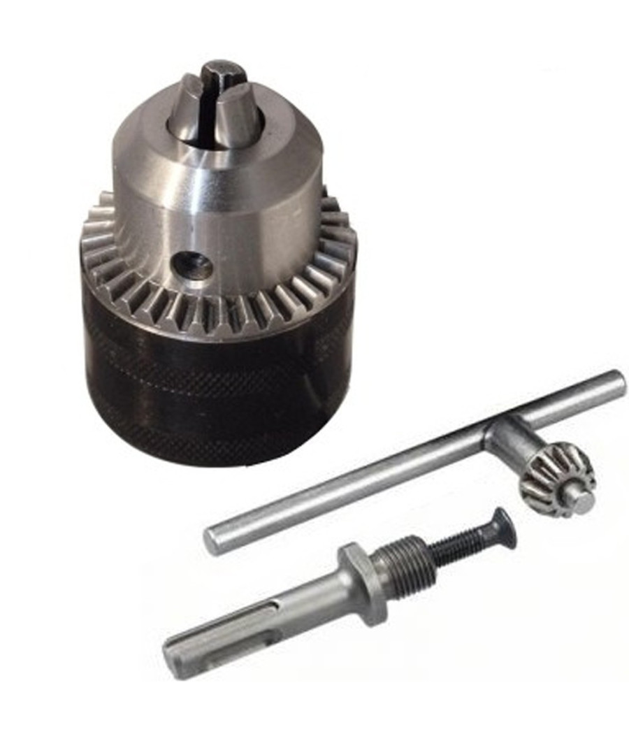 Mandrino A Cremagliera Per Trapano Da 13mm Con Adattatore Sds Plus Ricambio