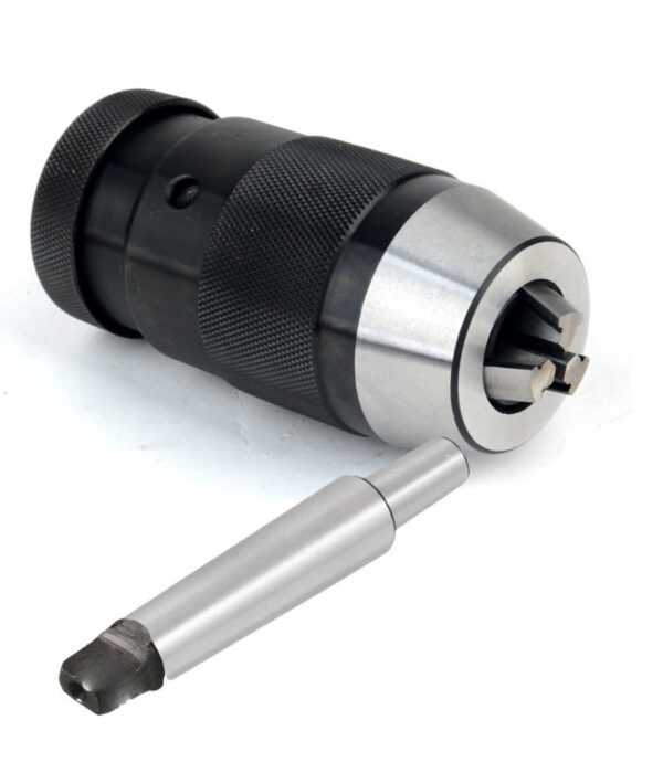 Mandrino Autoserrante Per Tornio Trapano A Colonna 1-10mm Attacco B12 + Mt2