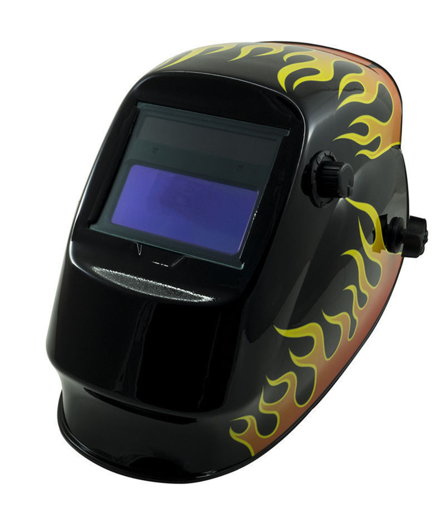 Maschera Per Saldatura Casco Per Saldatori Fabbro Protezione A Cristalli Liquidi