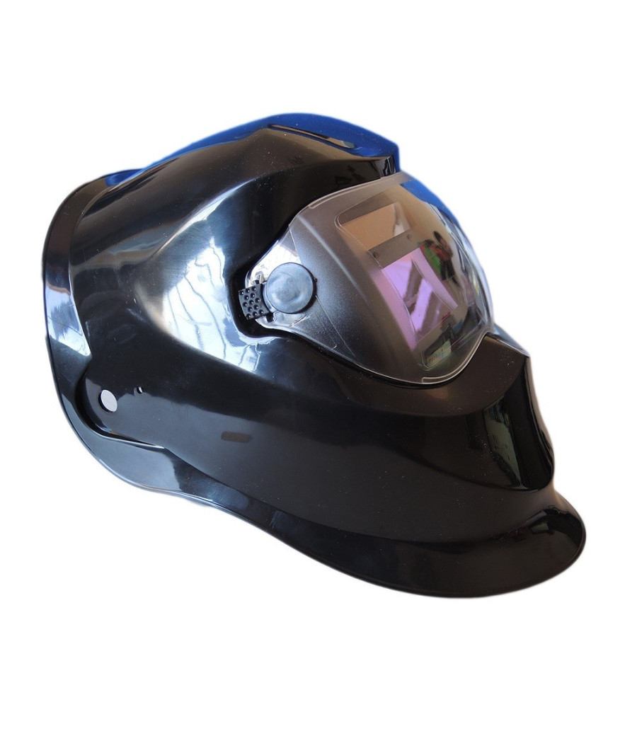 Maschera Saldatura Casco Per Fabbro Protezione Cristalli Liquidi Visiera - immagine 2