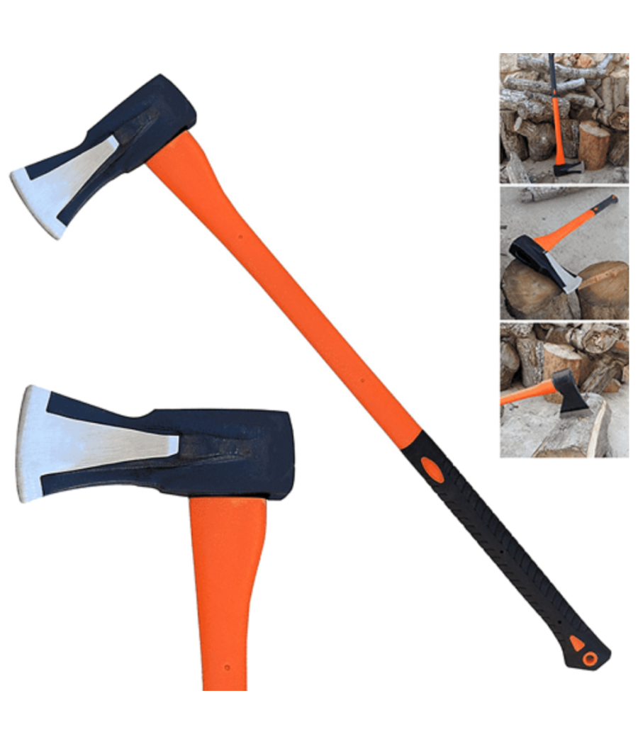 Mazza Accetta Ascia Spaccalegna 2kg Manico In Abs Professionale Legna
