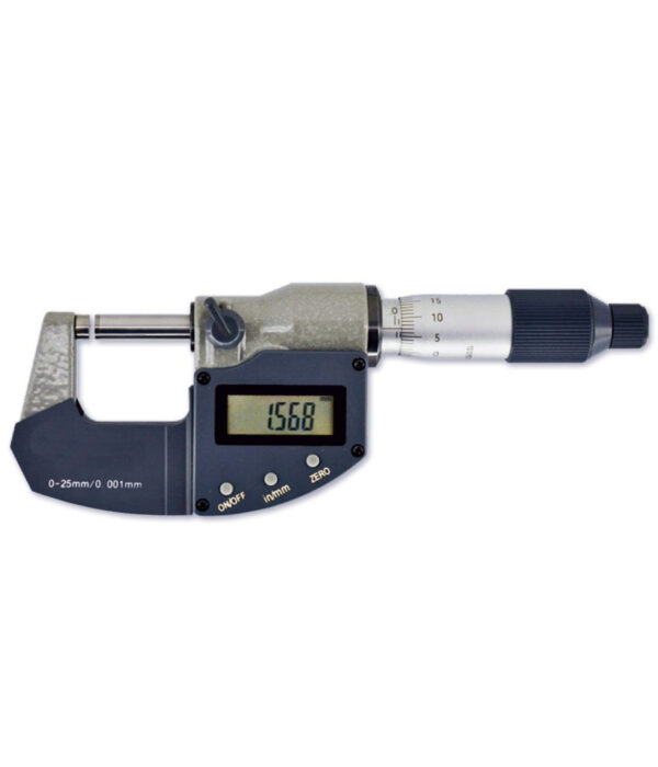 Micrometro Elettronico Digitale Millesimale Per Esterni Calibro Palmare 0-25 Mm
