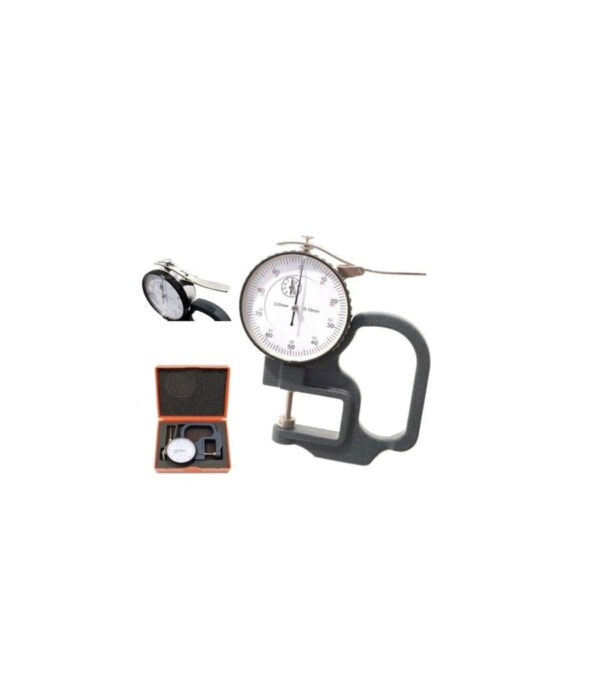 Micrometro Spessimetro A Leva Con Quadrante Analogico A Lancetta 0-10 X 30 Mm - immagine 2