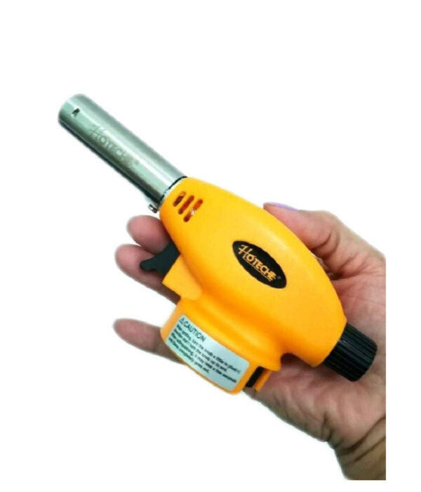Mini Cannello Bruciatore Torcia A Gas Fiamma Saldatura Caramellatore Flambatore - immagine 3