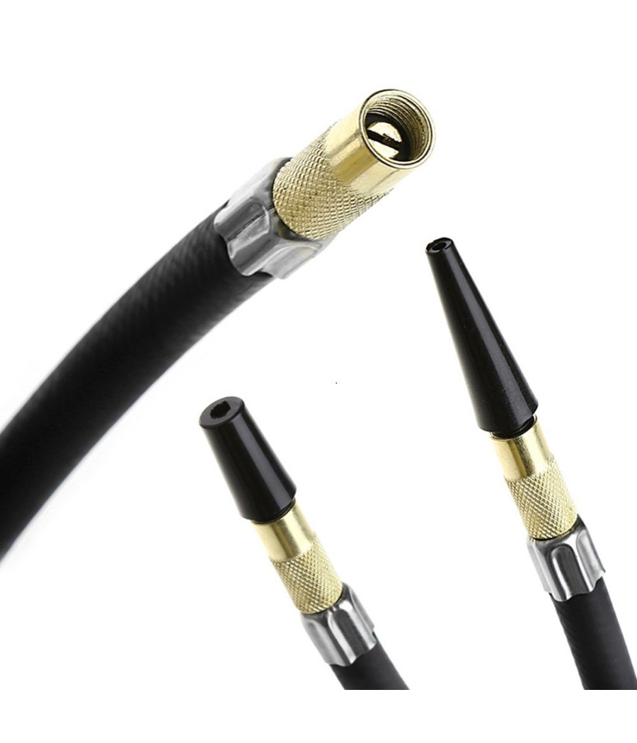 Mini Compressore Aria Portatile Auto 12v 140psi 3 Connettori Bici Gonfiabili - immagine 3