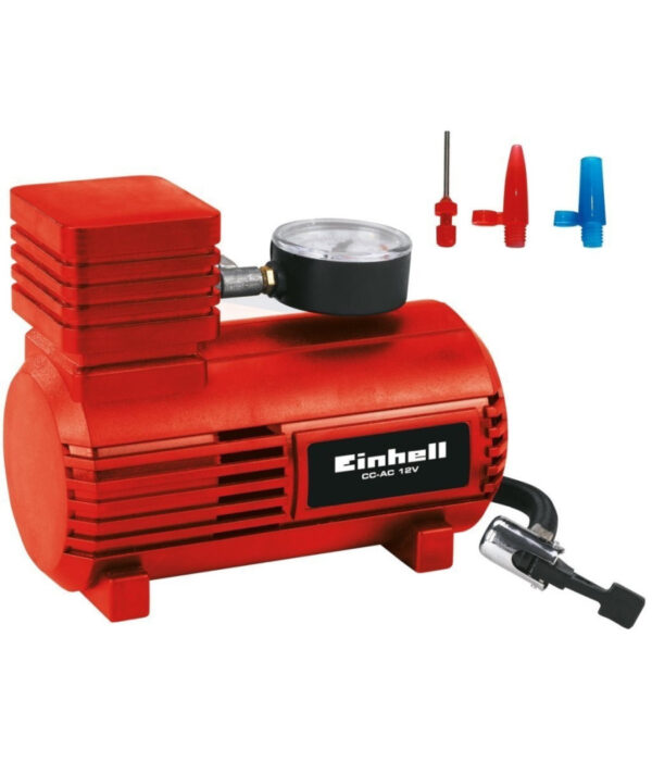 Mini Compressore Portatile Per Auto Moto Barca Ecc B-ac Presa 12v Einhell 12
