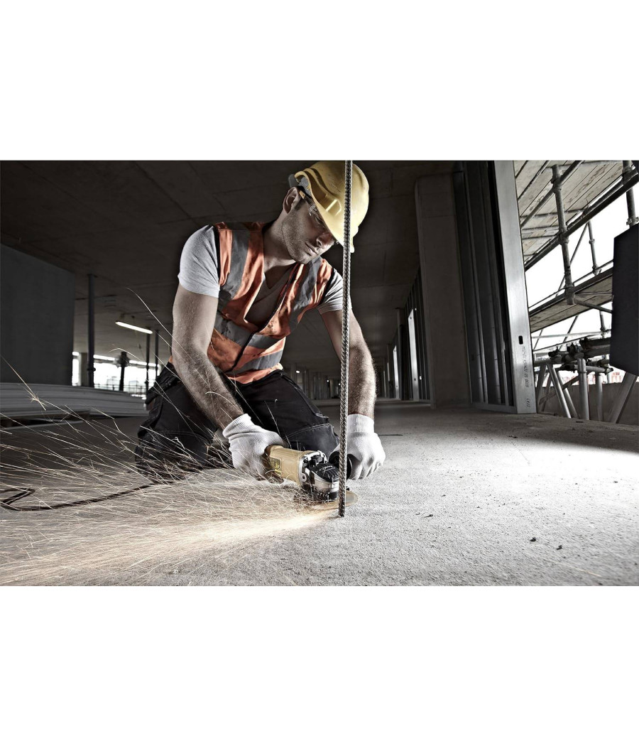 Mini Smerigliatrice Angolare 730w 115mm Flex Dewalt Dwe4016 Interruttore No-volt - immagine 2