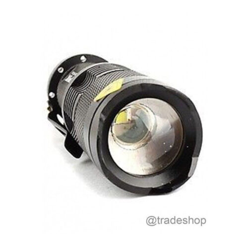 Mini Torcia A Luce Bianca 500 W 800 Lumes Ricaricabile Resistente Con Gancio