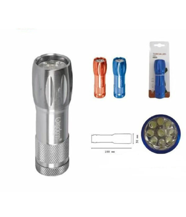 Mini Torcia Elettrica Luce Led Smd Cob Tascabile Portatile Resistente Dt-2032