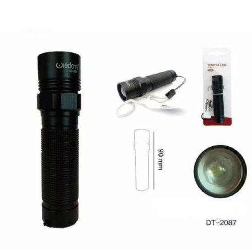 Mini Torcia Led Smd 90mm In Alluminio Per Escursioni Tascabile Portatile Dt-2087