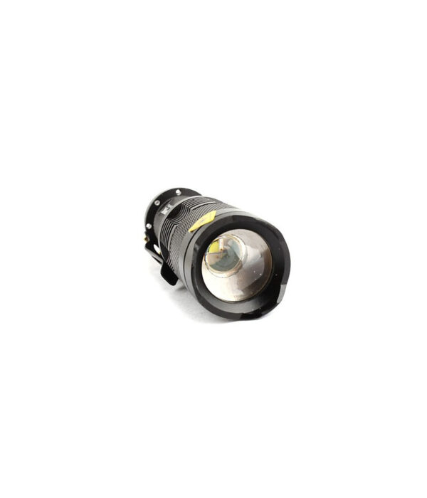 Mini Torcia Luce Bianca Led 3 W Lumen Ricaricabile Resistente Gancio Segnalatore - immagine 3