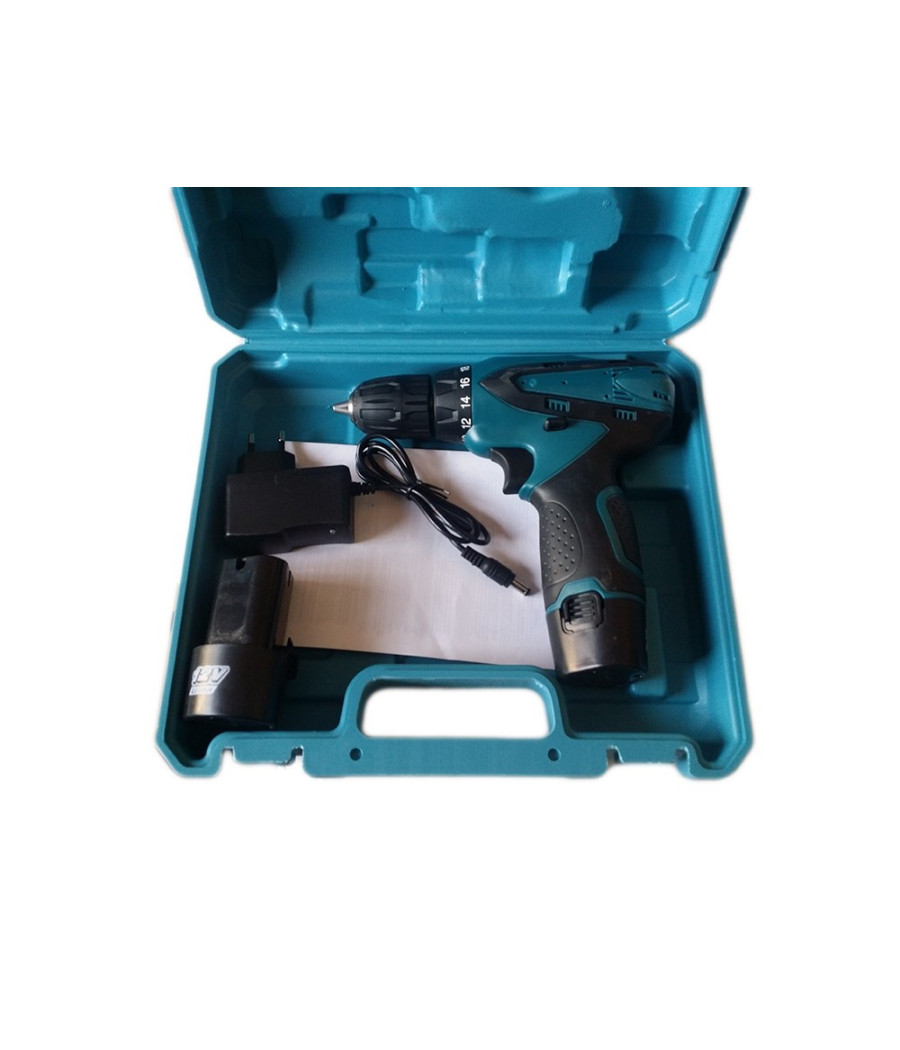 Mini Trapano Avvitatore 12volt Doppia Batteria Carica Batteria Valigetta - immagine 3