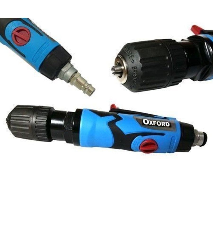 Mini Trapano Orizzontale Ad Aria Compressa Pneumatico Mandrino Autoserrante 38"