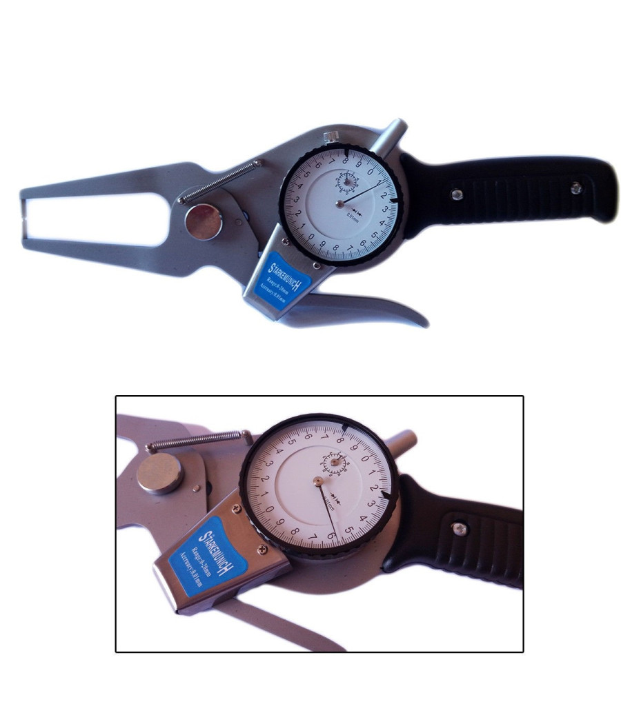 Misuratore Rapido Per Esterni Spessimetro Micrometro 0-20mm 0.01mm 70mm
