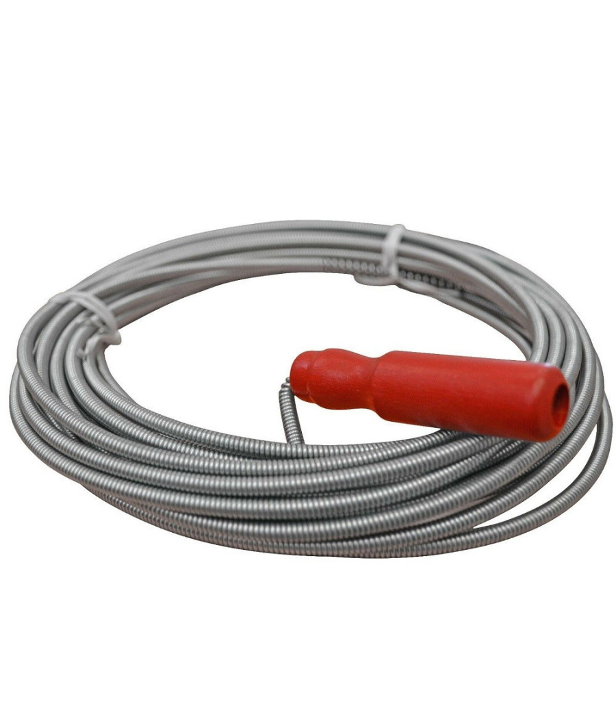 Molla Cavo Stura Lavandino Fogne Scarico Lavabo Sturafogne Manuale 7,5 Mt