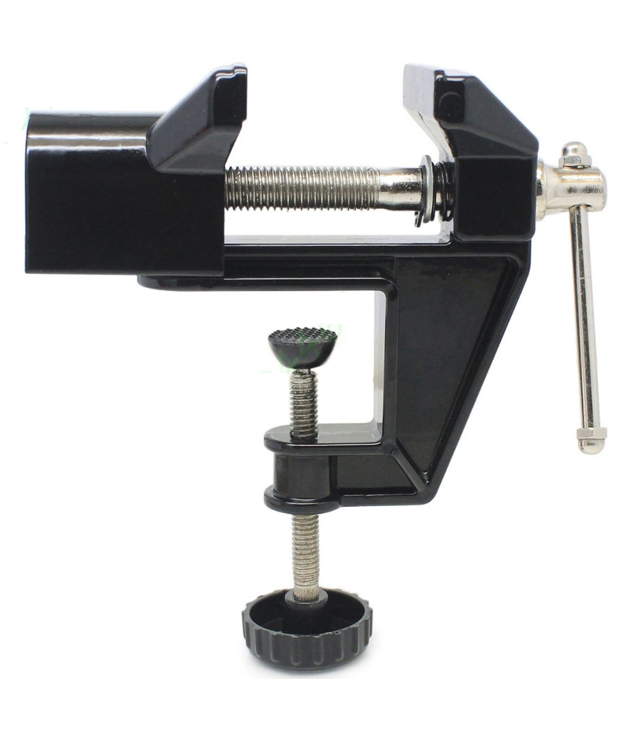 Morsa Da Banco 50 Mm Fisso Tavolo Morsetto Girevole Base Fissa