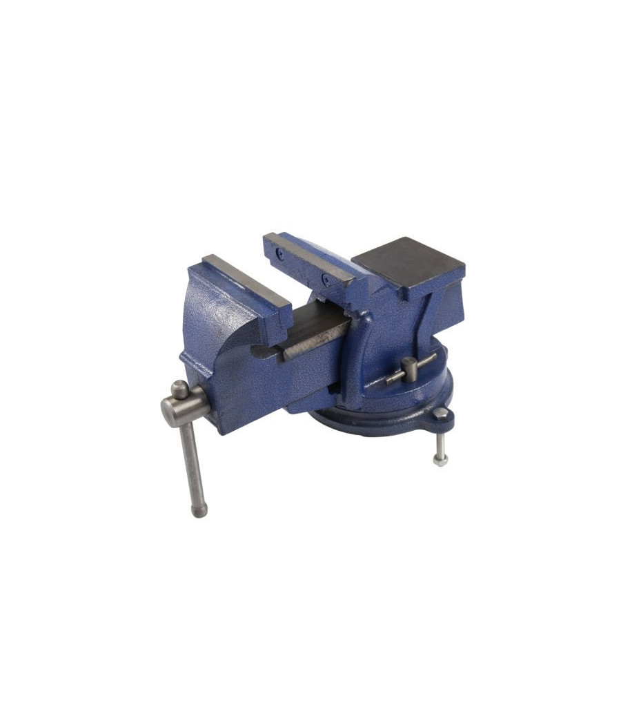 Morsa Da Banco Girevole 100 Mm Incudine Professionale In Ghisa E Acciaio - immagine 3