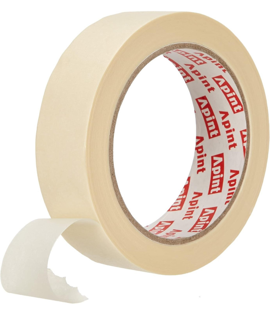 Nastro Carta Gommata Professionale 12 Rotoli 25x50 Mt Per Mascherature Pittura - immagine 3