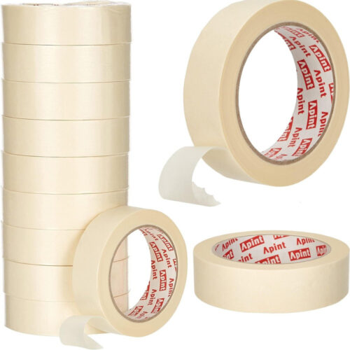 Nastro Carta Gommata Professionale 12 Rotoli 25×50 Mt Per Mascherature Pittura