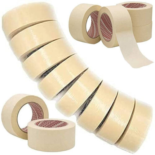 Nastro Carta Gommata Professionale 6 Rotoli 50×50 Mt Per Mascherature Pittura