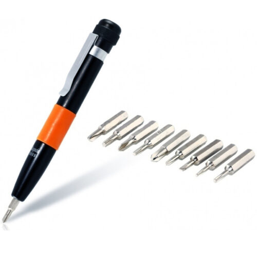 Penna Precisione 10in1 Multifunzione 9 Punte Magnetica Tascabile Cacciaviti Torx