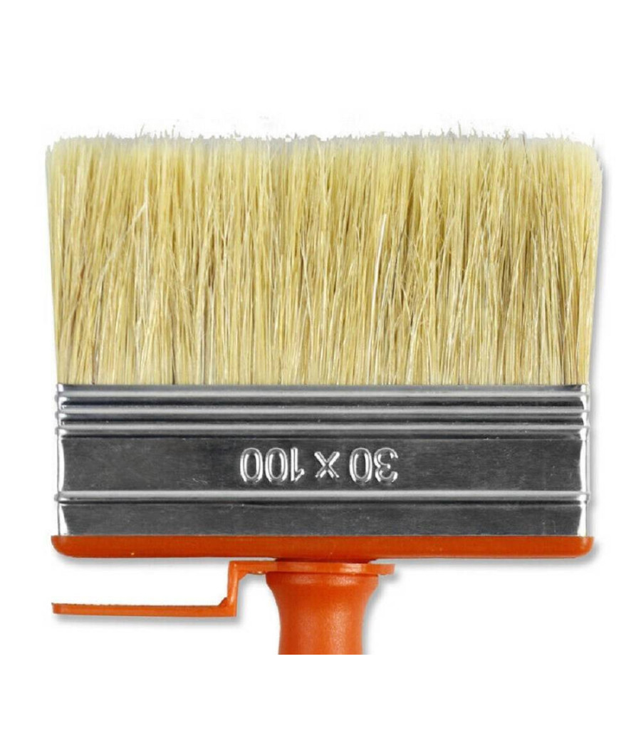 Pennello Pennellessa Setole Lunghe Pitturare Verniciare Plafonetta 30x100mm 90286 - immagine 2