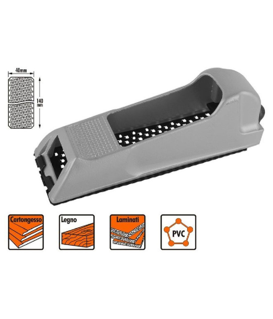 Pialla Pialletto Pvc Cartongesso Legno Lama Intercambiabile Raspa 140x40mm 57223