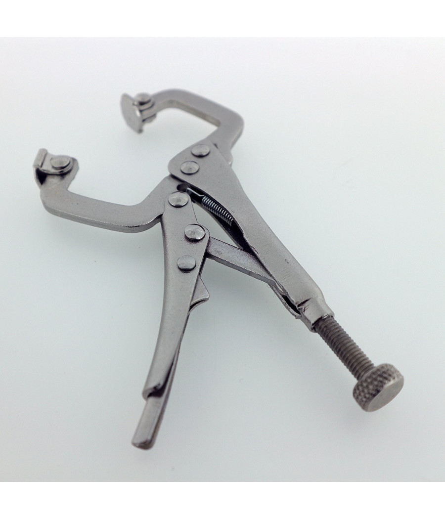 Pinza Autobloccante A Scatto Morsetto Ganascia A C Regolabile A Vite 240mm 11" - immagine 2