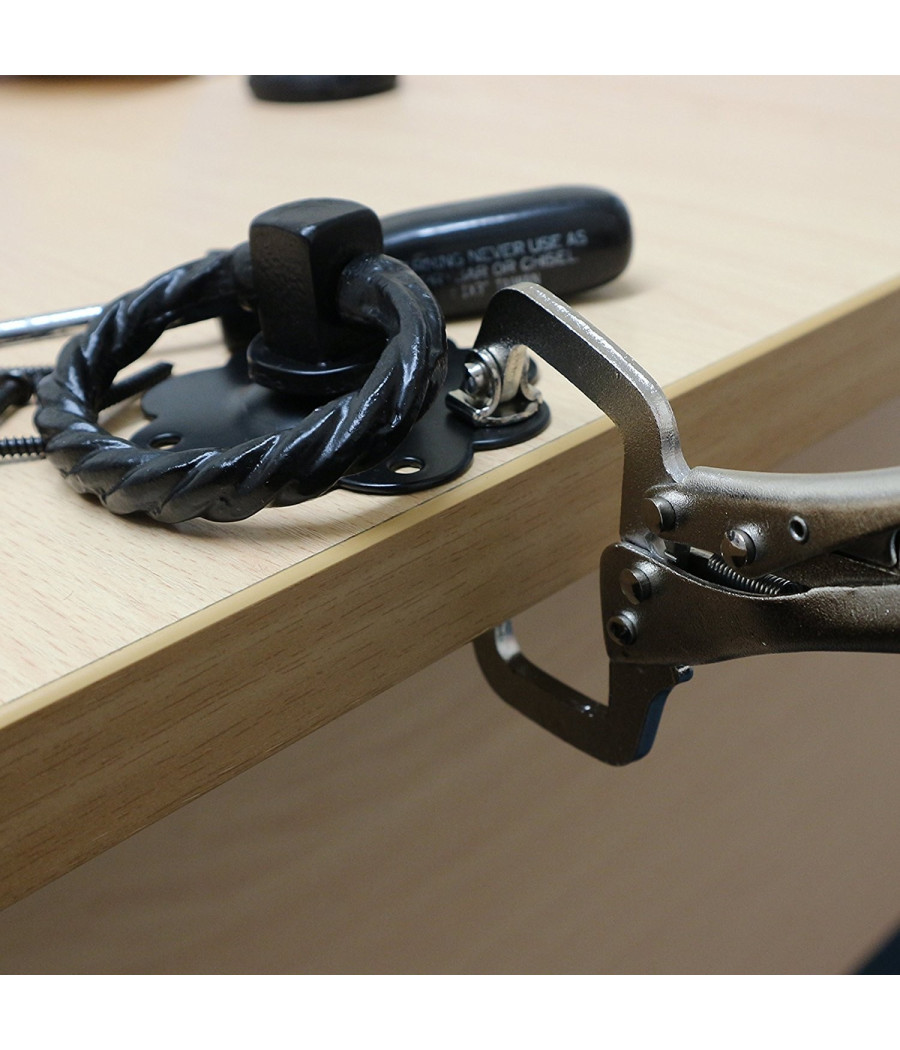 Pinza Autobloccante A Scatto Morsetto Ganascia A C Regolabile A Vite 240mm 11" - immagine 3