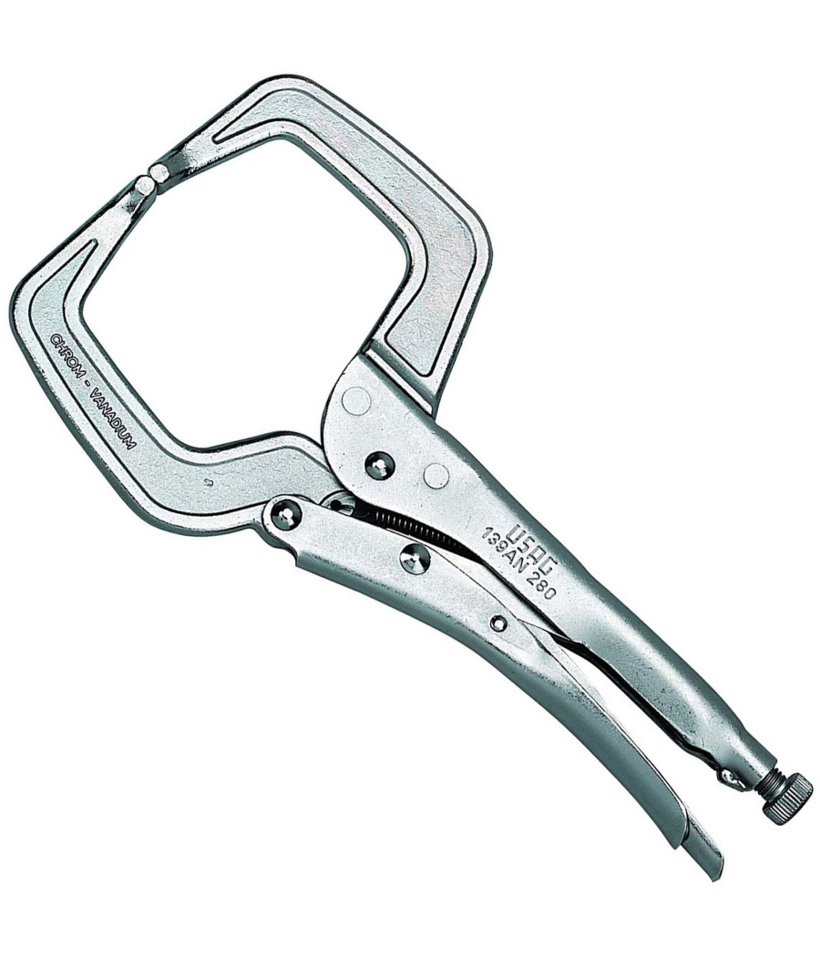 Pinza Autobloccante A Scatto Morsetto Ganascia A C Regolabile A Vite 275mm Usag