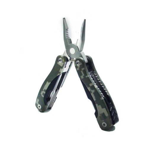 Pinza Multiuso 12in1 Universale Taglia Cavi Seghetto Apribottiglie Cacciavite Da 3-6-8mm Lima Mimetico
