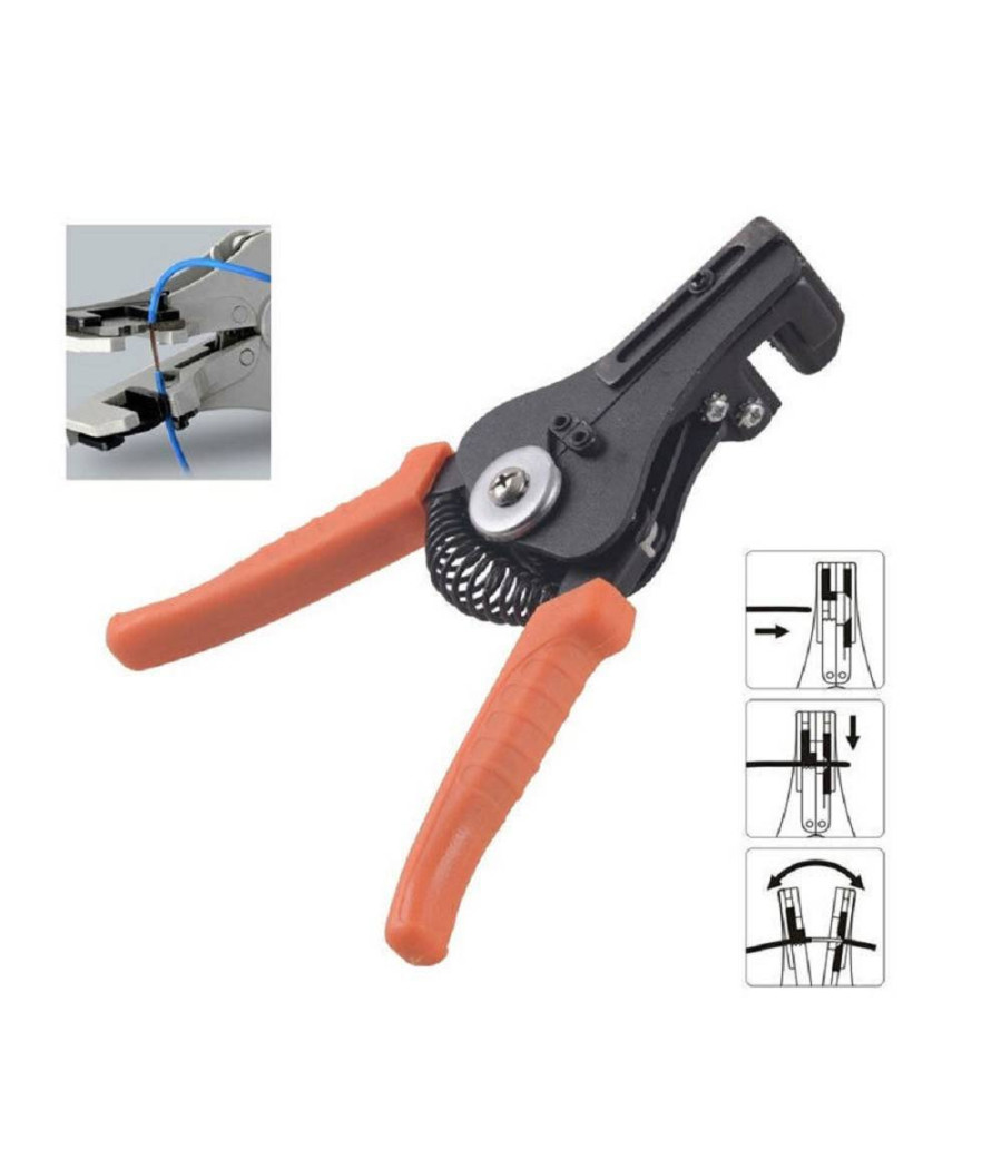 Pinza Spelafili Cavi Spellafili Elettricista Autoregolante Da 1 A 3,2 Mm 91568