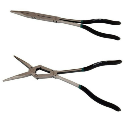 Pinze Extra Lunghe 13” Becco Dritto A Doppio Snodo Per Valvole Molle 101501