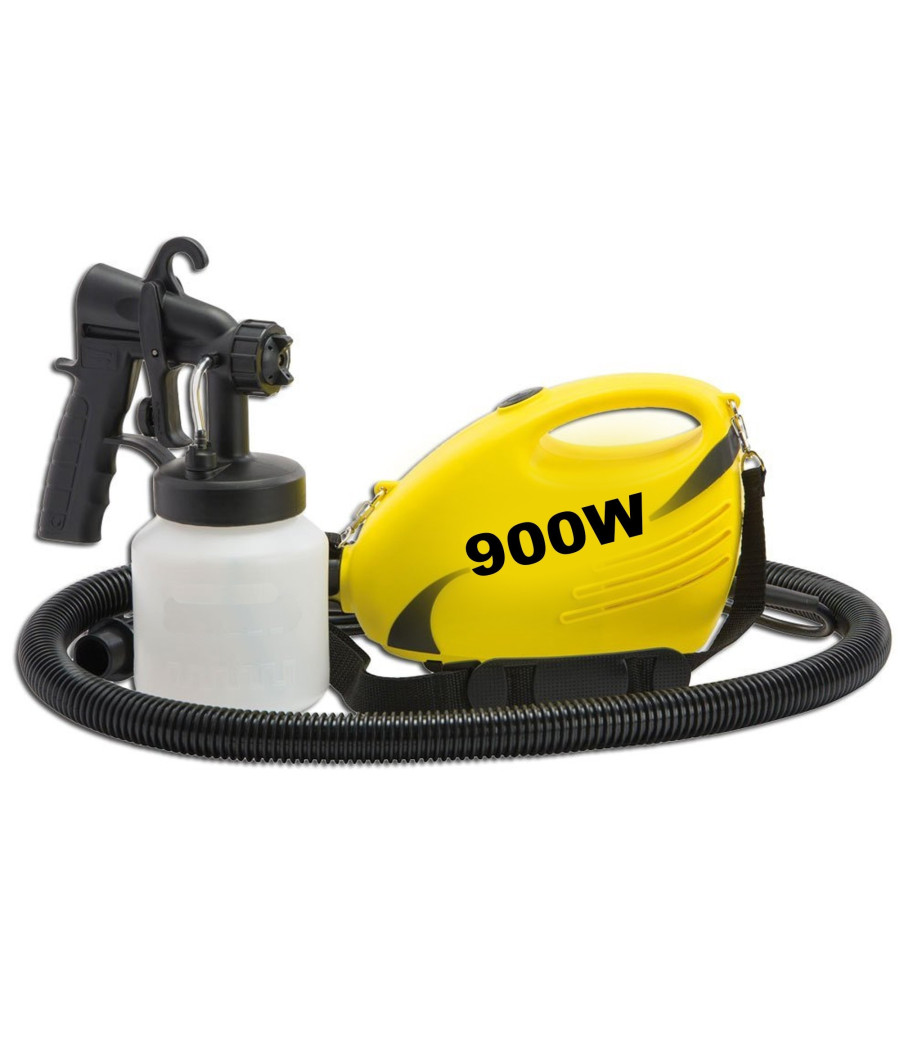 Pistola A Spruzzo Professionale Per Verniciare Pittura Con Compressore 900w
