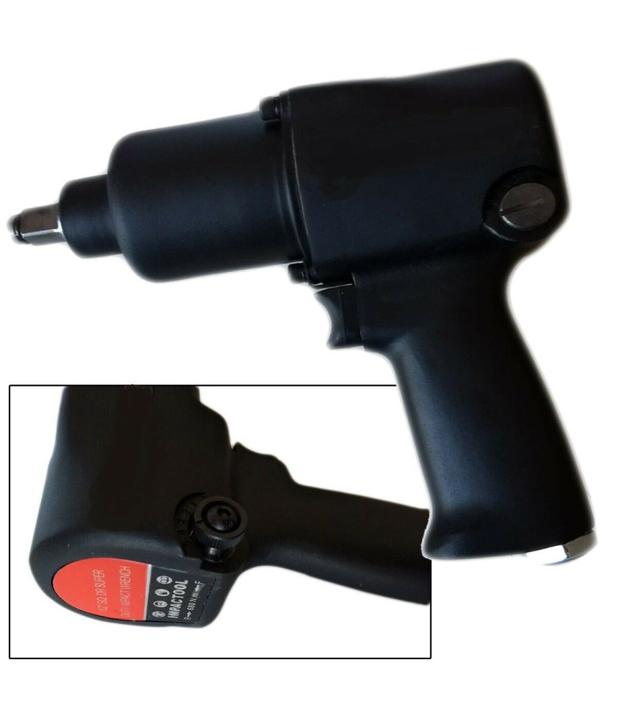 Pistola Avvitatore Svitabulloni Pneumatico 1/2'' 680nm Auto 7000 Rpm Reversibile