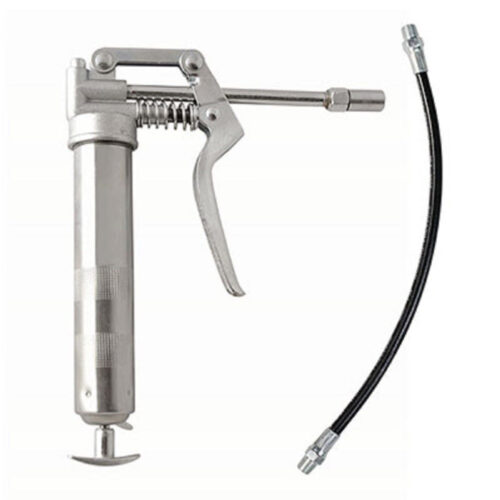 Pistola Ingrassatrice 93gr Manuale Pompa Ingrassatore Flessibile Testina Rigida