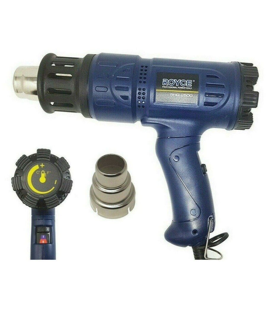 Pistola Termica Sverniciatore Ad Aria Calda 2500w 600 Gradi Rhg-2500