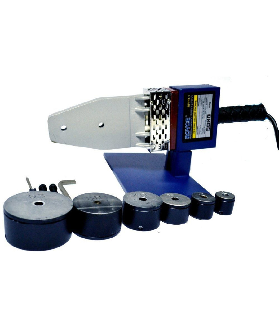 Polifusore Saldatore 1600w 6 Matrici Per Saldatura Tubi Plastica Pvc Pvdf - immagine 2