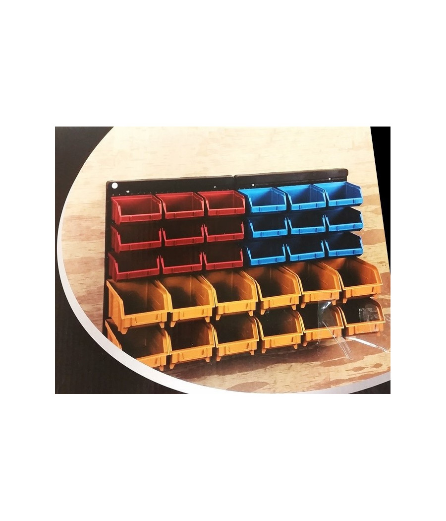 Portaminuteria Porta Minuteria Scaffale Muro Parete 30 Cassetti Scomparti Viti